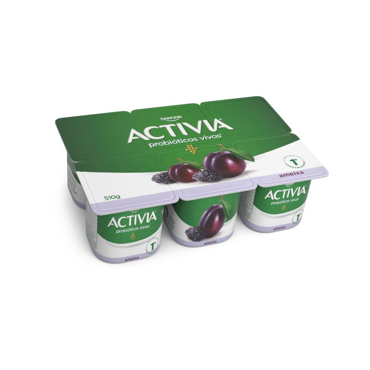 ACTIVIA POLPA AMEIXA 8X510G