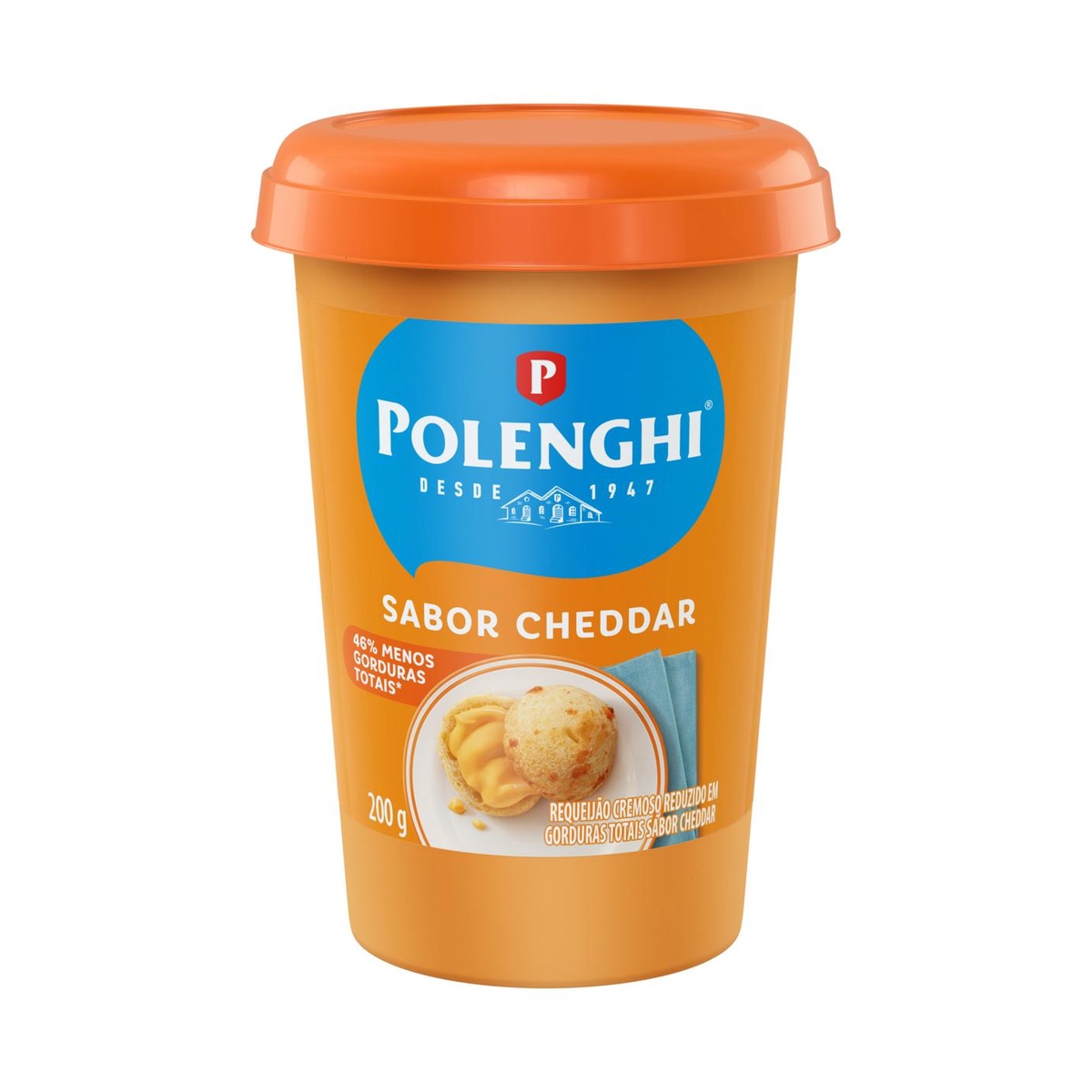 REQ CHEDDAR POLENGHI 12X200G