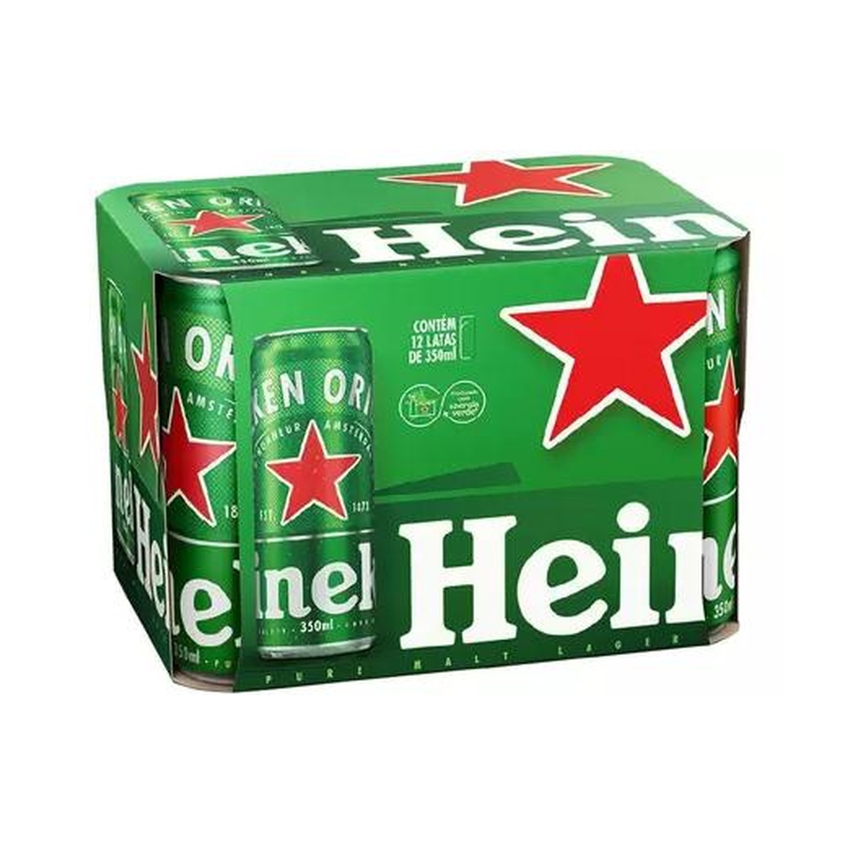 CERVEJA HEINEKEN LATA SLEEKDES 12X350ML