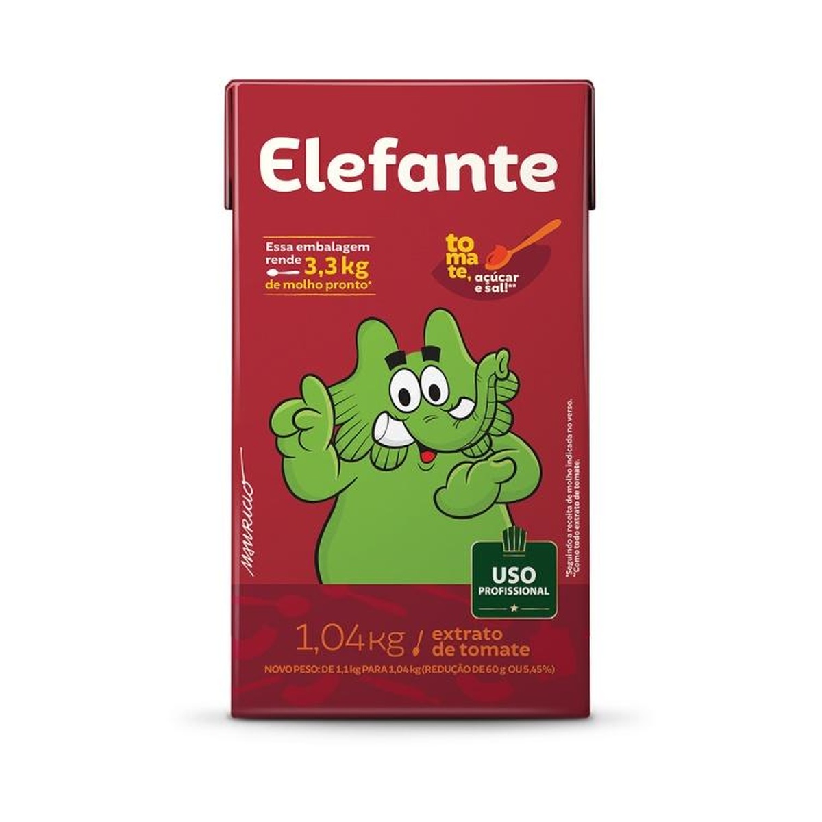 EXTRATO TOM ELEFANTE TP 12X1,04KG