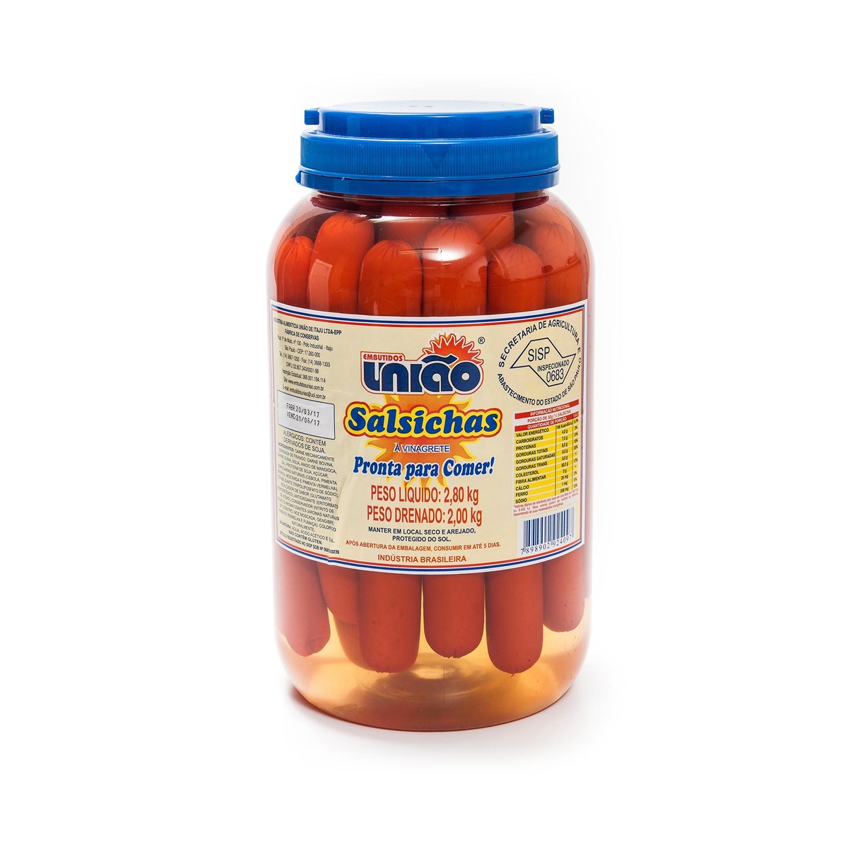 SALSICHA VIDRO UNIAO CX4