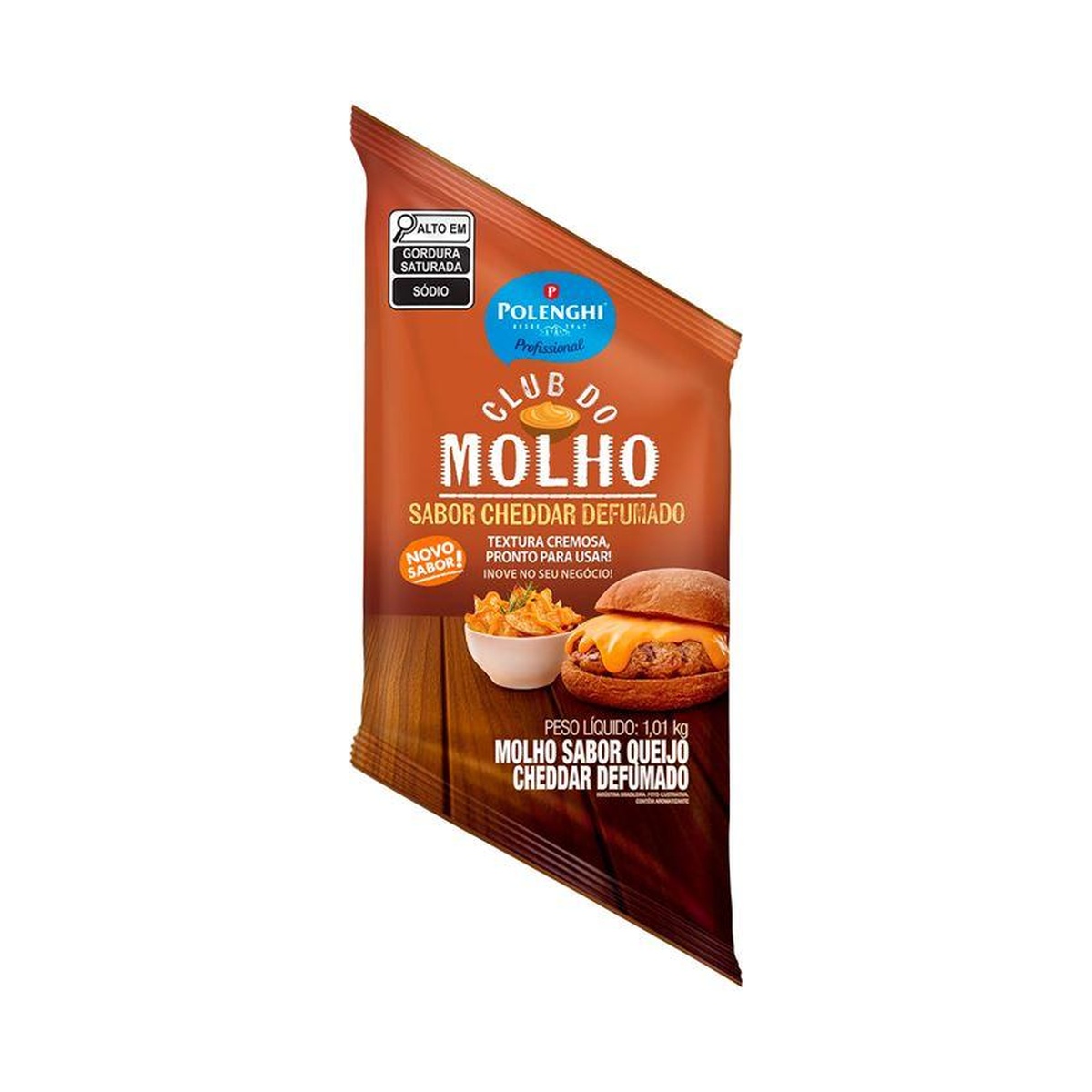 MOLHO CHEDDAR DEFUMADO POLENGHI 6X1,01KG