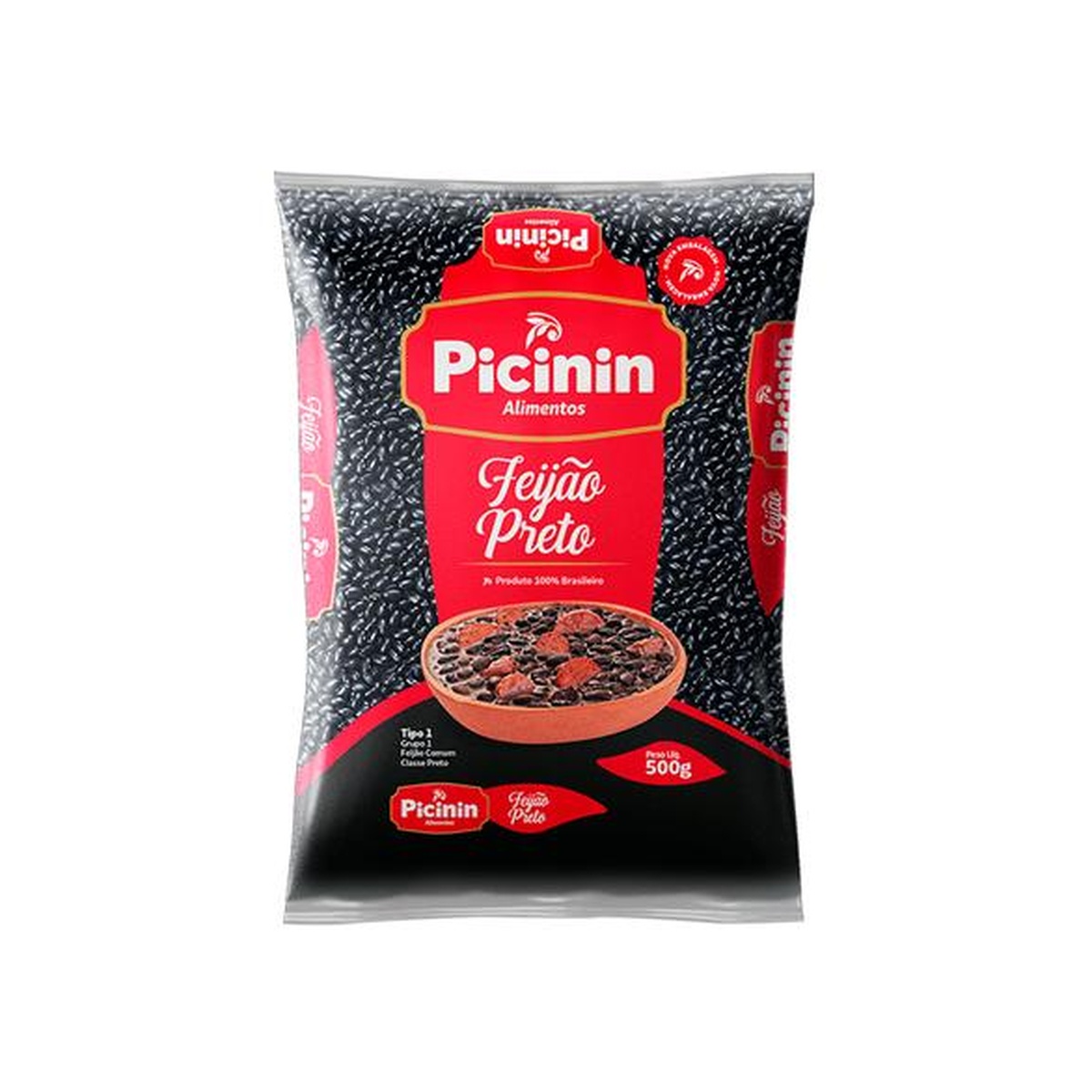 FEIJAO PRETO PICININ TIPO 1 1KGX10