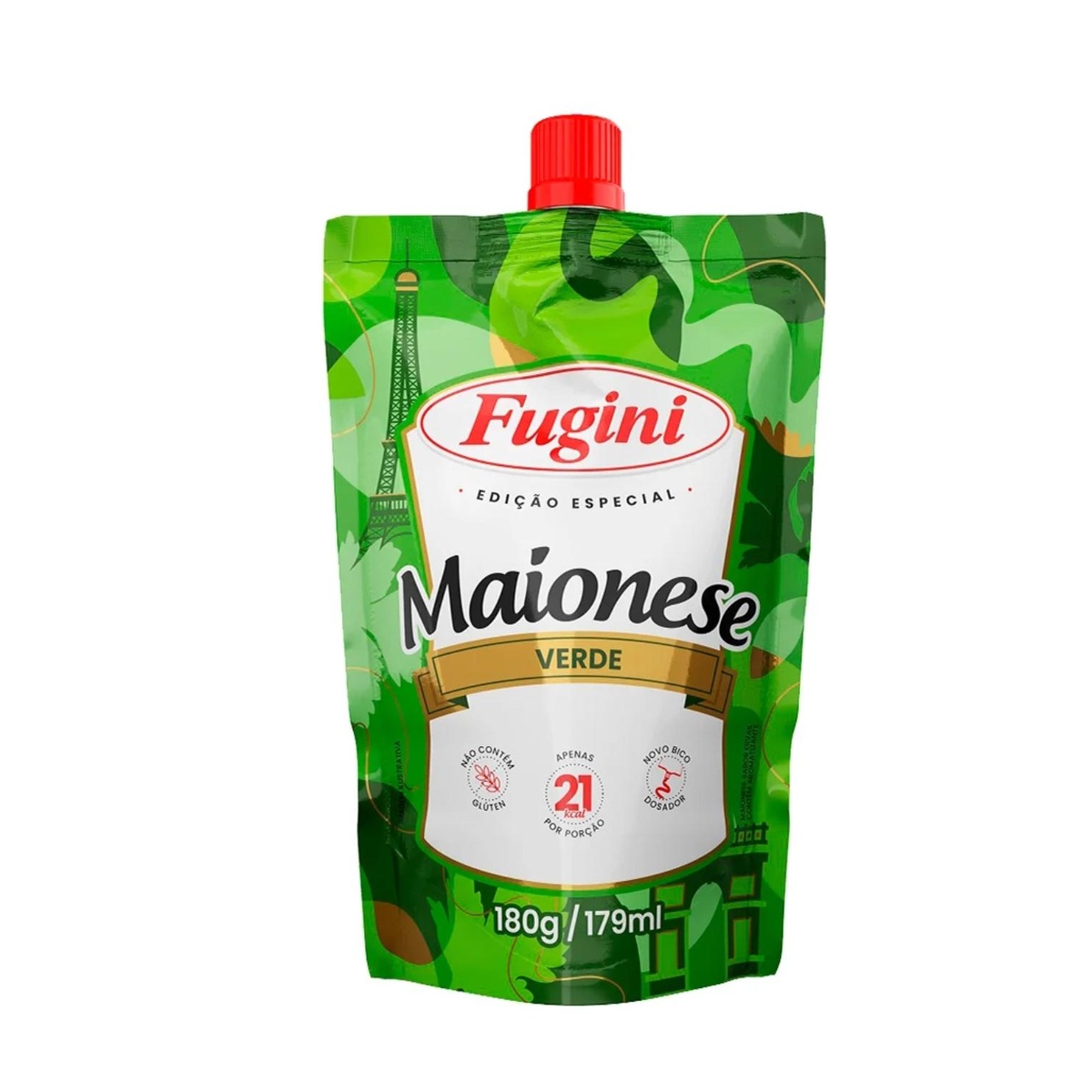MAIONESE VERDE FUGINI SACHE BICO 32X180G