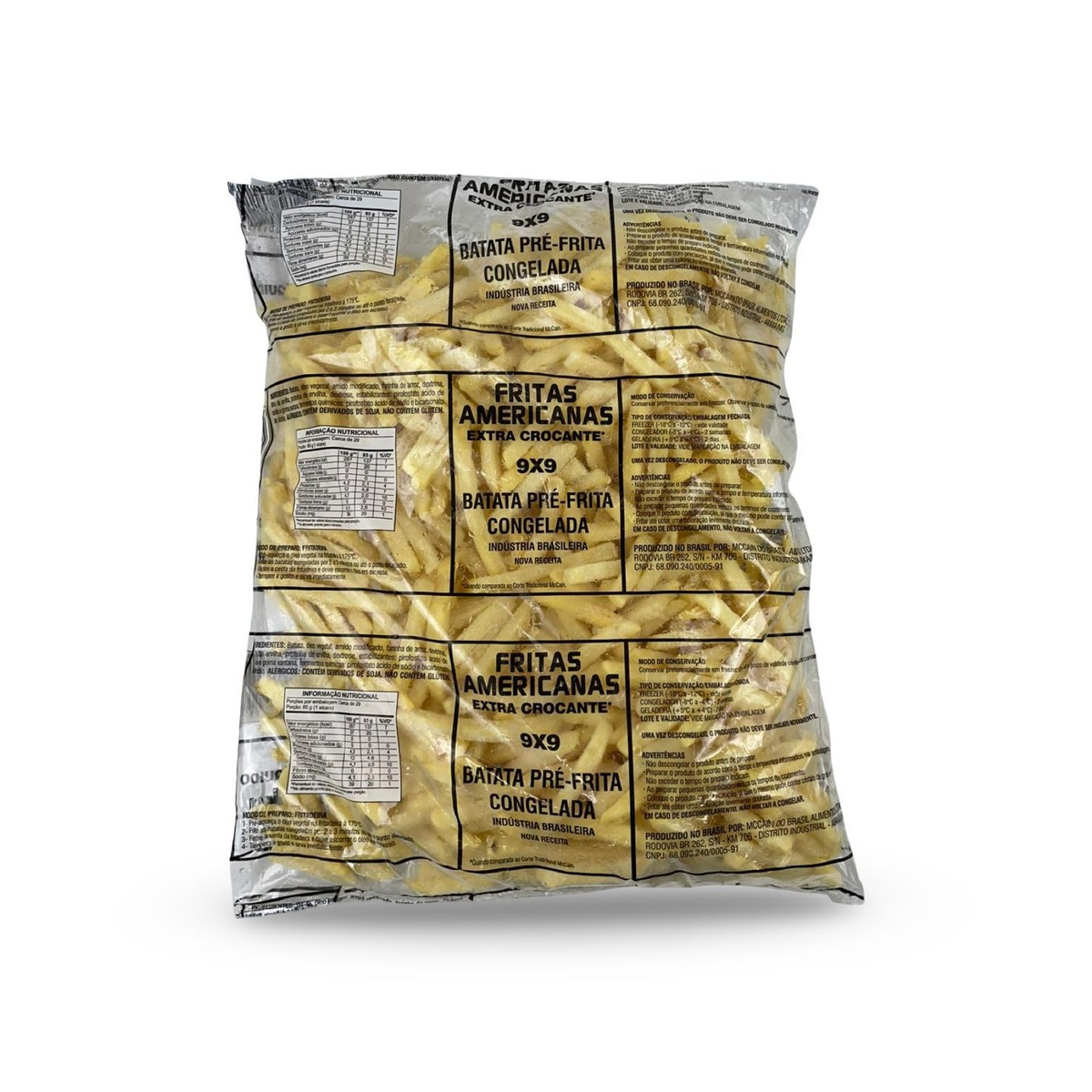 BATATA FRITA AMERICANAS SURE 9MM 6X2,5KG