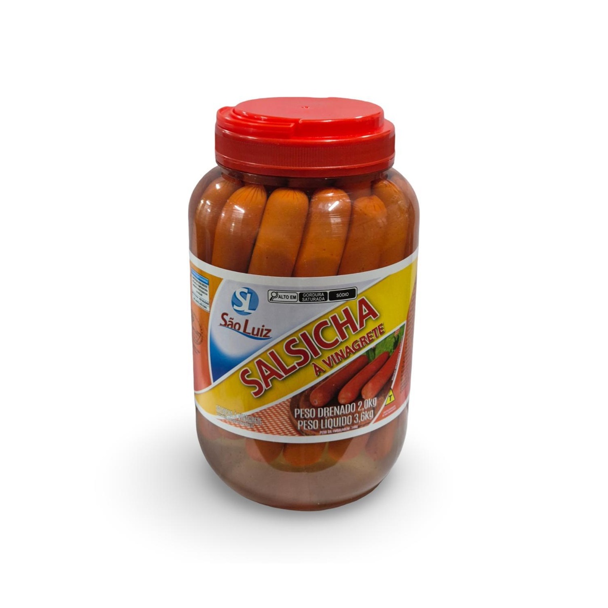 SALSICHA VIDRO SAO LUIZ CX4