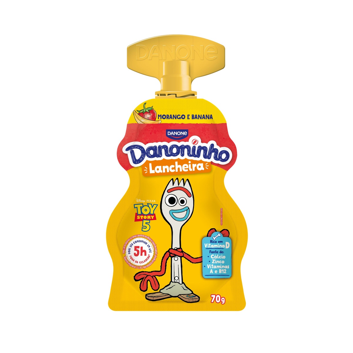 DANONINHO IOGURTE MOR/BAN POUCH 70G