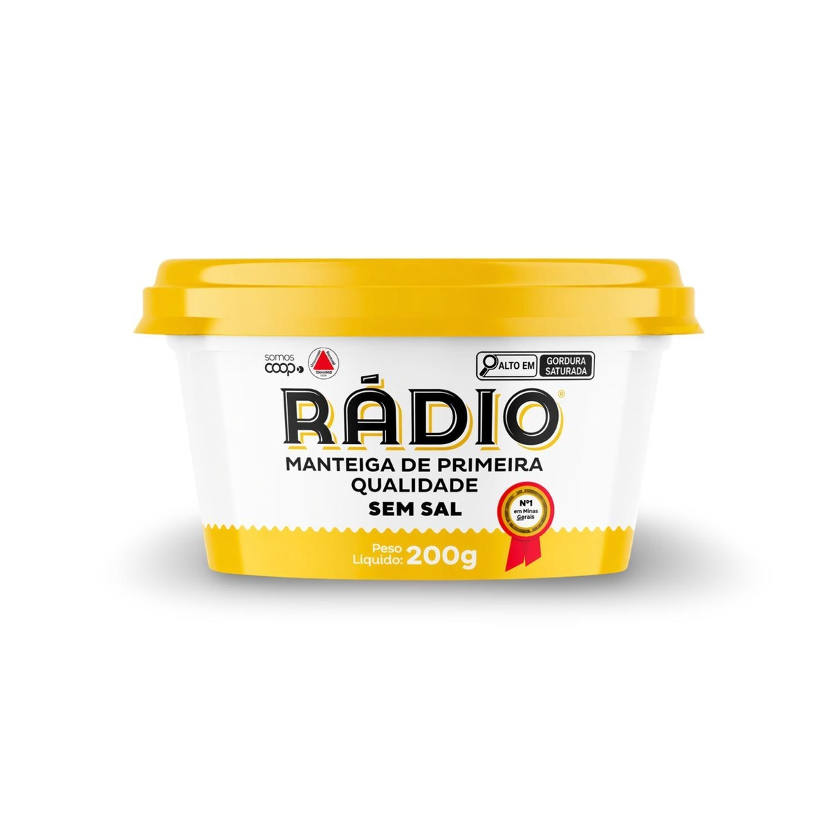 MANTEIGA RADIO S/SAL 24X200GR