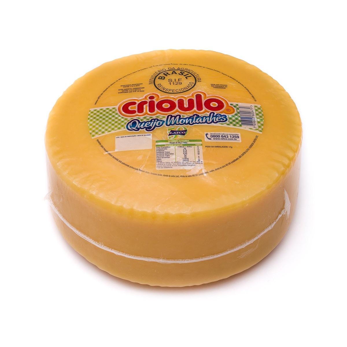 PARMESAO MONTANHES CRIOULO 2X5KG