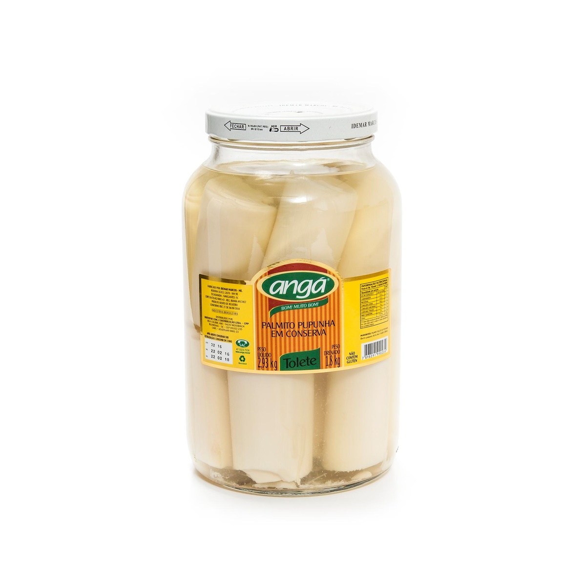 PALMITO ANGA PUPU INT VD 6X1,8KG