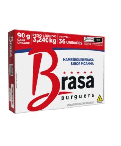 HAMB BRASA BURGUER 36/90GR