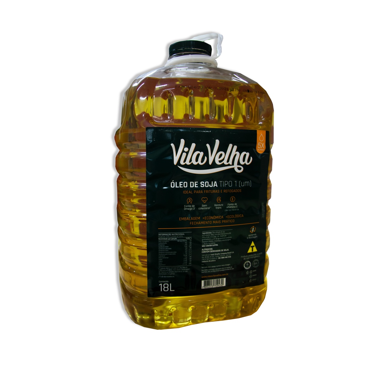 OLEO SOJA VILA VELHA BBN 18LT