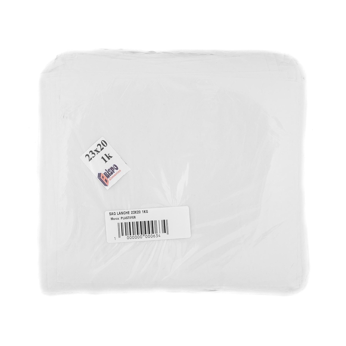 SAQ LANCHE 23X20 1KG