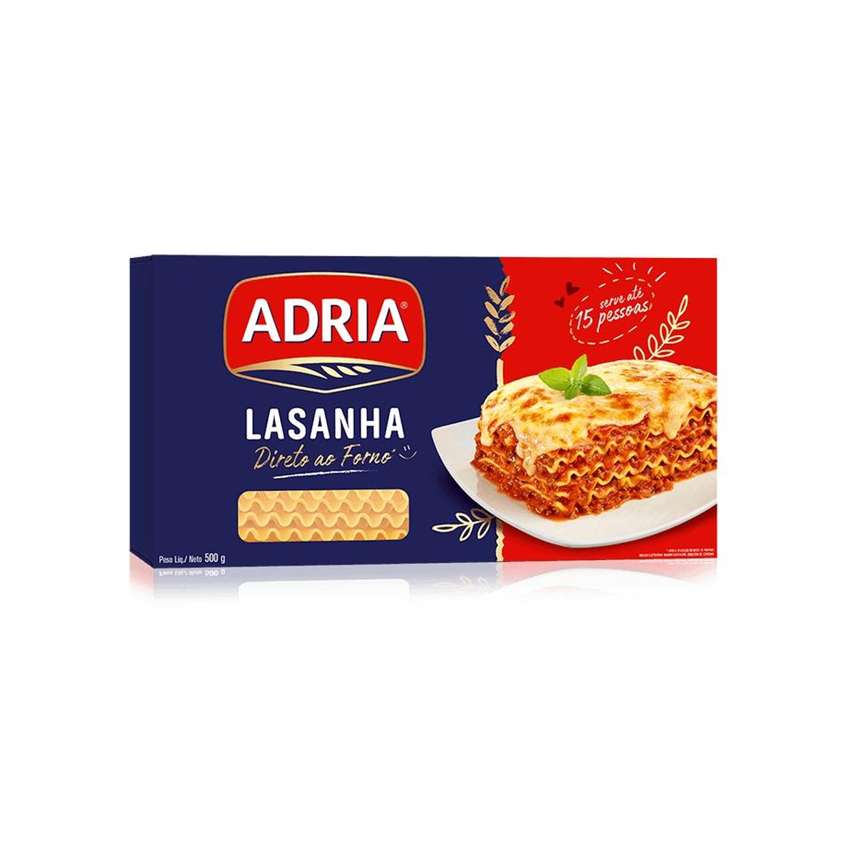 LASANHA ADRIA 12X500G
