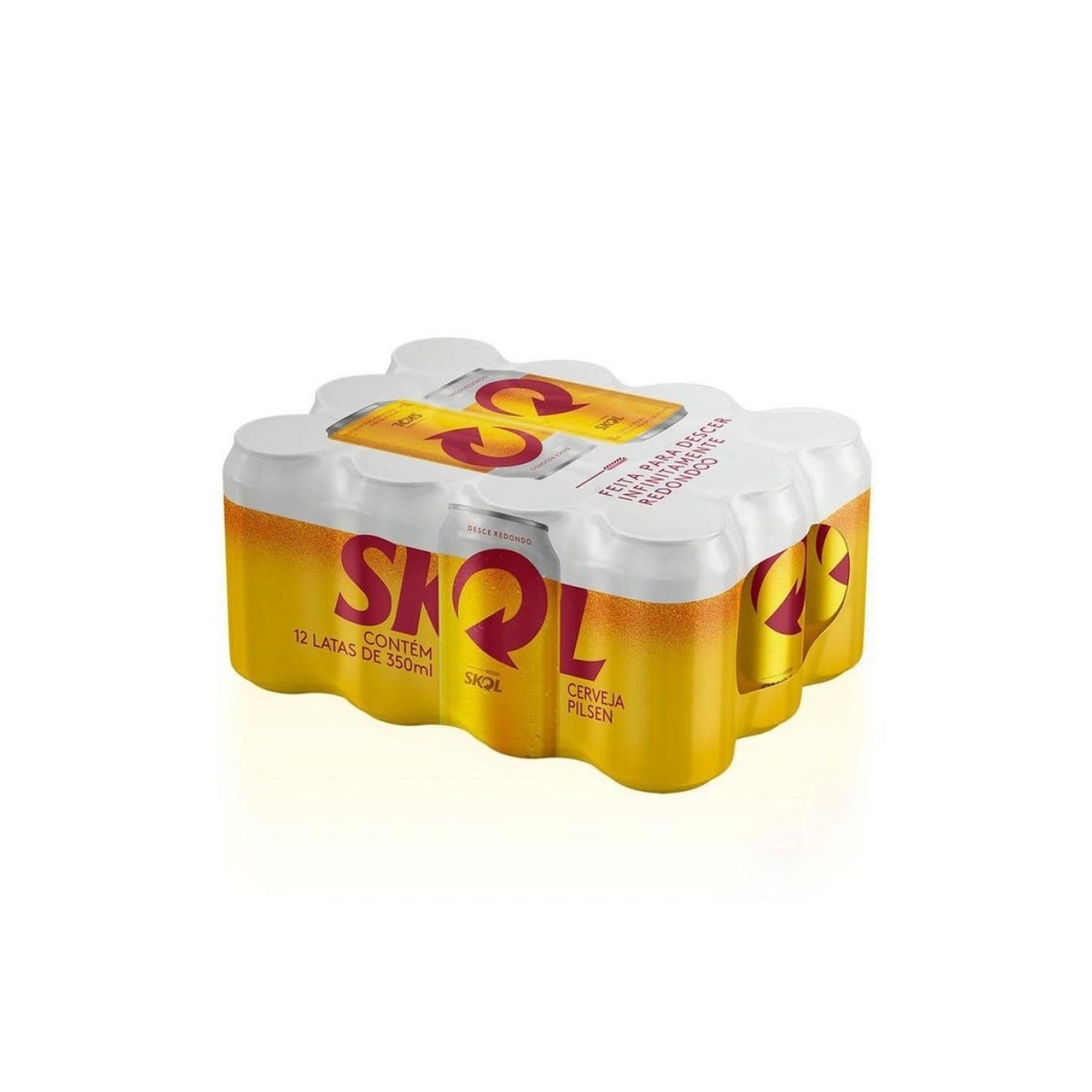 CERVEJA SKOL LATA 12X350ML