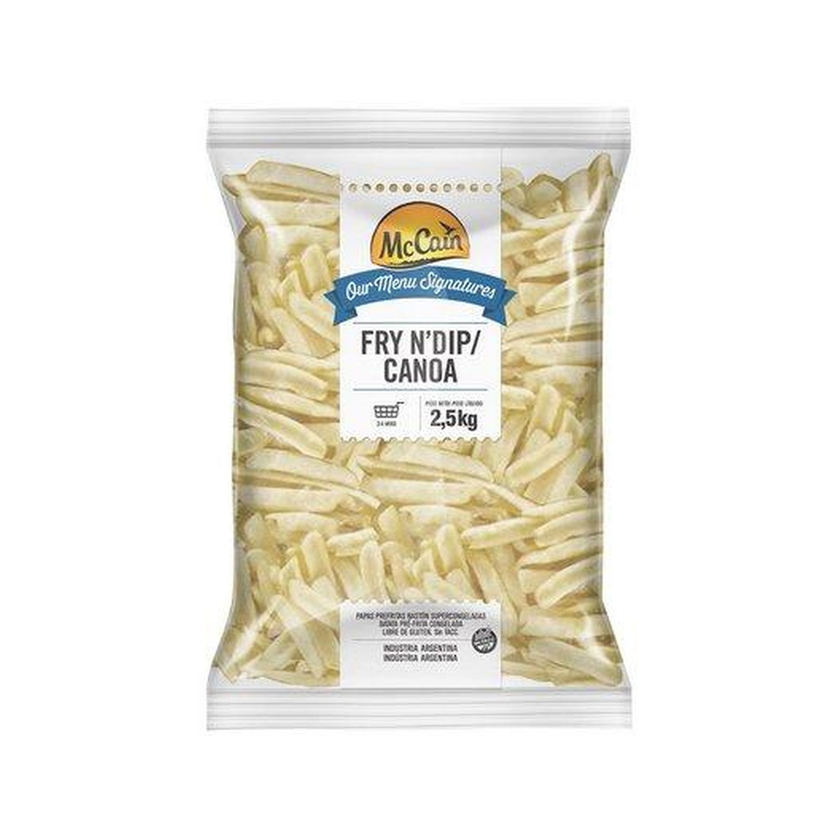 BATATA MCCAIN CANOA 6X2,5KG-BR