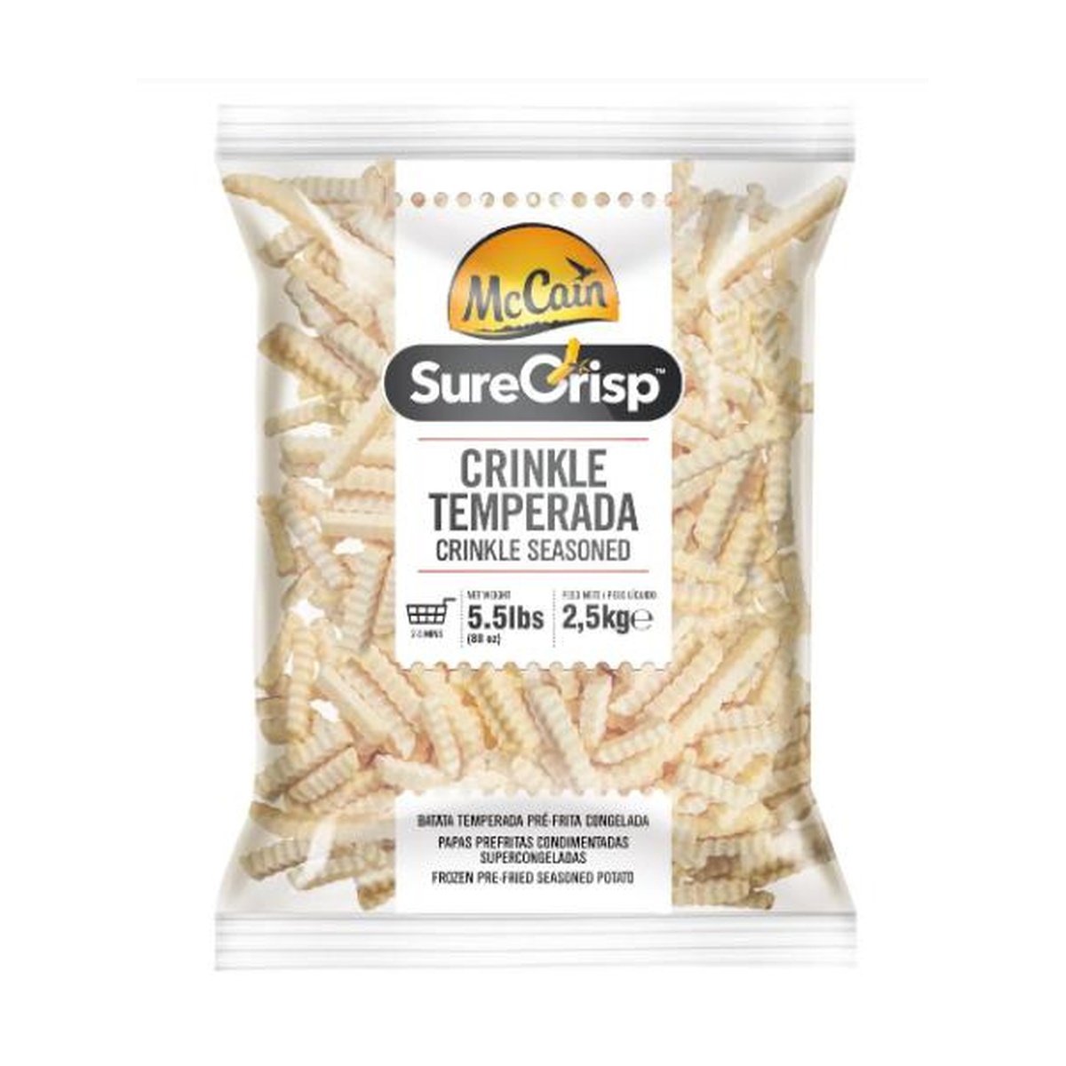 BATATA MCCAIN SURECR CRINKLE 4X2,5KG